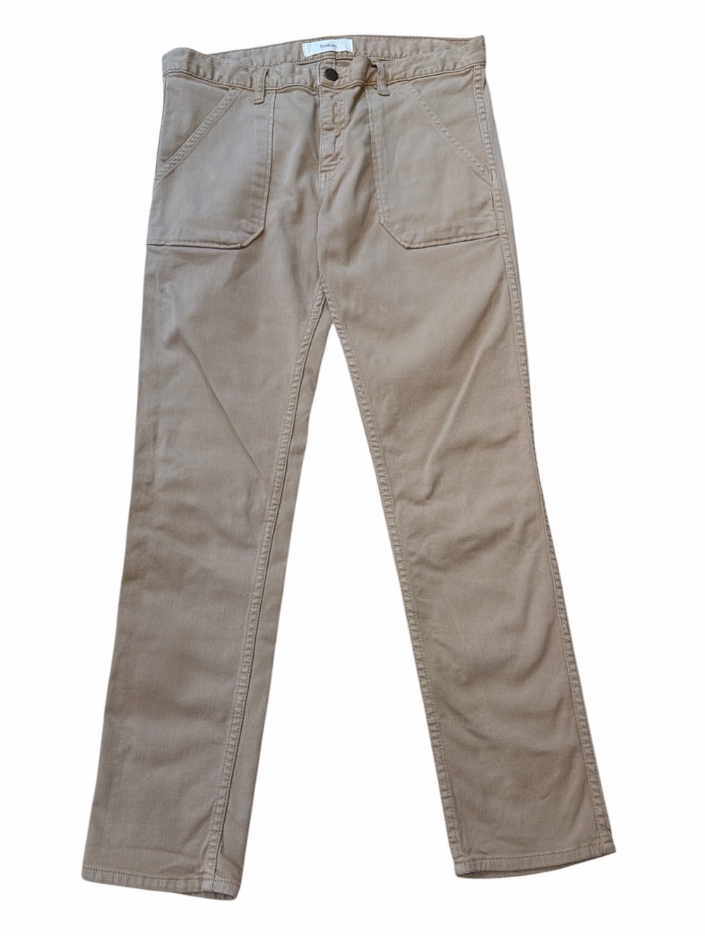 ba&sh Lady Pants Khaki Straight-Leg Pants